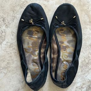 Sam Edelman Felicia Ballet Flats in Black Leather size 9